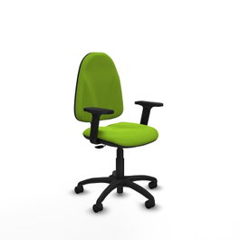 PIQUERAS Y CRESPO Silla Algarra Pistacho Similpiel Brazos 2D