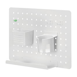 LogiLink Pegboard para montaje en pared, 420x320mm, blanco
