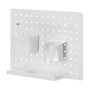 LogiLink Pegboard para montaje en pared, 420x320mm, blanco