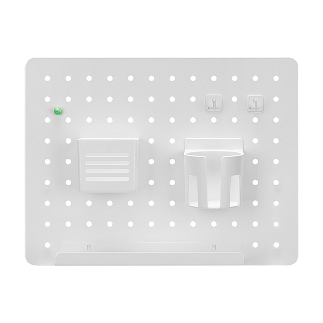 LogiLink Pegboard para montaje en pared, 420x320mm, blanco