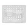 LogiLink Pegboard para montaje en pared, 420x320mm, blanco