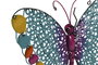 DKD Home Decor Set 4 Unidades Decoracion Pared Metal Multicolor 51 x 33 x 6.5 cm