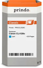 Prindo PRICCLI526C Classic Cartucho de tinta cian