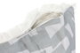 DKD Home Decor Cojín Impreso Gris y Blanco 45x8x45 cm