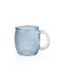 La Mediterranea Jarra Mug Vidrio Stripes 350 ml - 12.5 x 9.5 x 10 cm (24 Unidades)