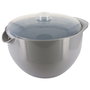 Cuisy Bol Microondas 1,2 L con Tapa Antisalpicaduras para Cocina Rápida