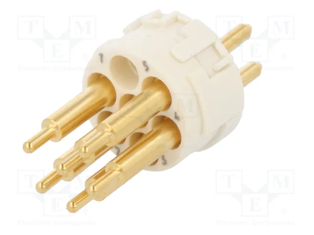 HARTING Conector M23 Macho de 6 Pines para Uso Industrial HARTING Conector M23 Macho de 6 Pines para Uso Industrial