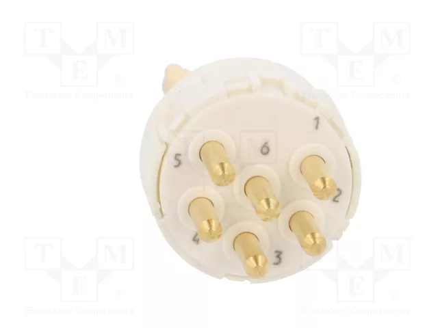 HARTING Conector M23 Macho de 6 Pines para Uso Industrial HARTING Conector M23 Macho de 6 Pines para Uso Industrial