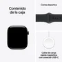 Apple Watch Series 11 GPS + Cellular 42mm Titanio Pizarra con Correa Deportiva Negra M/L