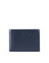 Piquadro Obidos Cartera de cuero Azul para hombres