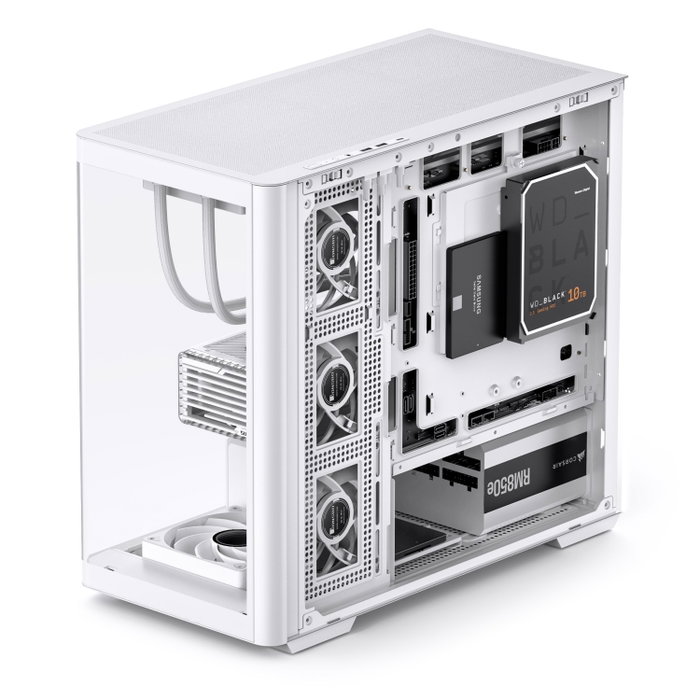 Jonsbo D300 Midi Tower Blanco con Vidrio Templado