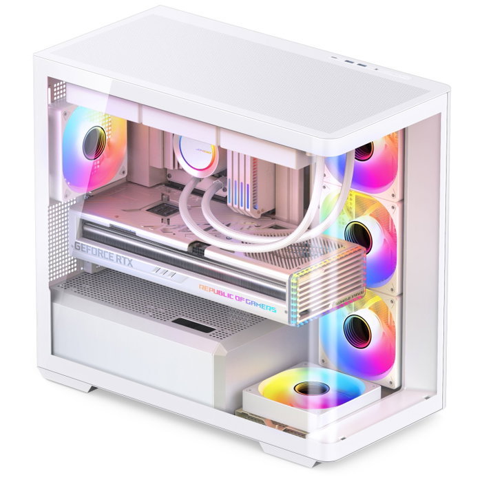 Jonsbo D300 Midi Tower Blanco con Vidrio Templado