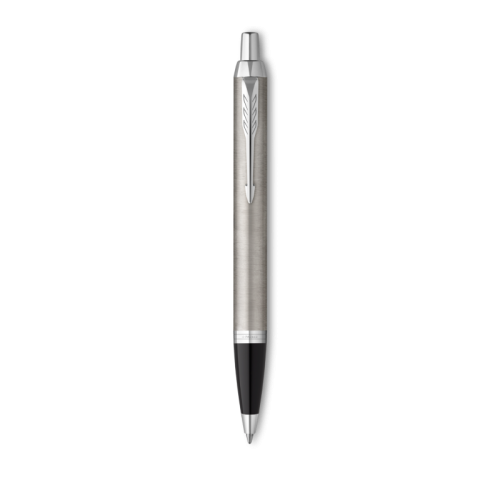 Parker IM Essential Bolígrafo de Acero Inoxidable Punta Media Azul