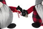 DKD Home Decor Figura Poliéster Tartan Surtido de 2 unidades