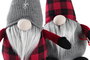 DKD Home Decor Figura Poliéster Tartan Surtido de 2 unidades