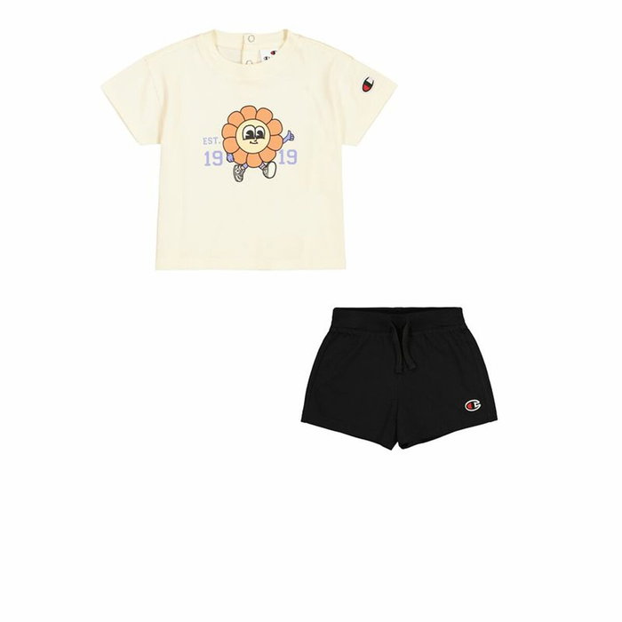 Conjunto Deportivo para Bebé Champion Beige Conjunto Deportivo para Bebé Champion Beige