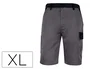 Deltaplus Pantalón de Trabajo Bermuda Gris Talla XL Cintura Ajustable 5 Bolsillos
