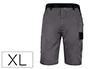 Deltaplus Pantalón de Trabajo Bermuda Gris Talla XL Cintura Ajustable 5 Bolsillos