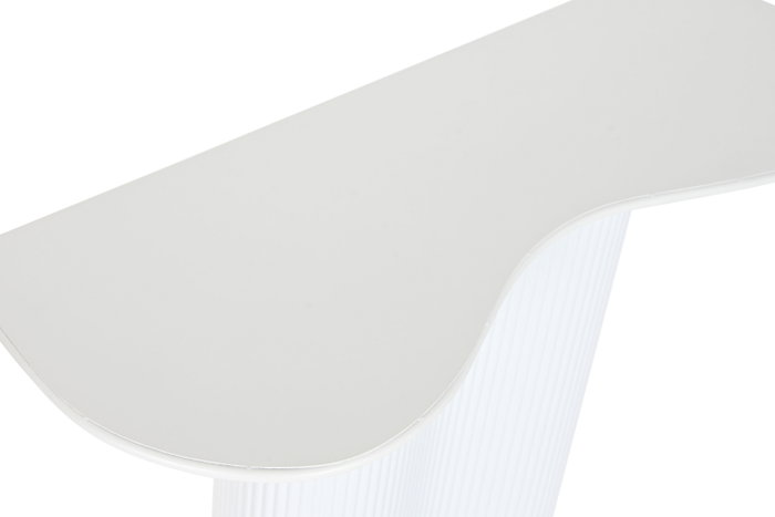 DKD Home Decor Loftcarter Consola Blanco Metal 100 x 38 x 72 cm DKD Home Decor Loftcarter Consola Blanco Metal 100 x 38 x 72 cm