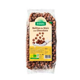 BIOGRA Bolitas de maíz con chocolate BIO