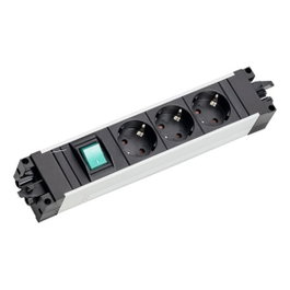 Bachmann STEP ALU 3xCEE7/3 1x Schalter