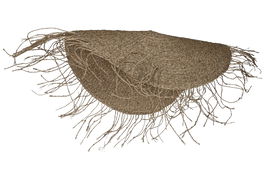 DKD Home Decor Pantalla Tropical Natural Seagrass Metal 25 x 45 x 90 cm (2 Unidades)