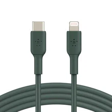 Belkin CAA003BT1MMG Cable Lightning a USB-C (USB 3.2 Gen 1) para iPhone, 1 m, Negro, Certificación MFi
