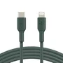 Belkin CAA003BT1MMG Cable Lightning a USB-C (USB 3.2 Gen 1) para iPhone, 1 m, Negro, Certificación MFi