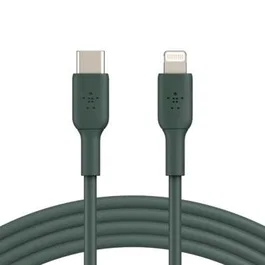 Belkin Cable USB-C a Lightning 1m Verde - BOOSTCHARGE Power Delivery 18W para iPhone