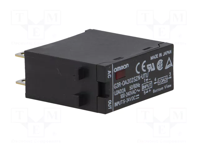 OMRON G3R-OA202SZN Relé de semiconductor 24VDC 2A 75-264VAC