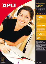 Papel A4 Apli Mate 120G 100H Inkjet