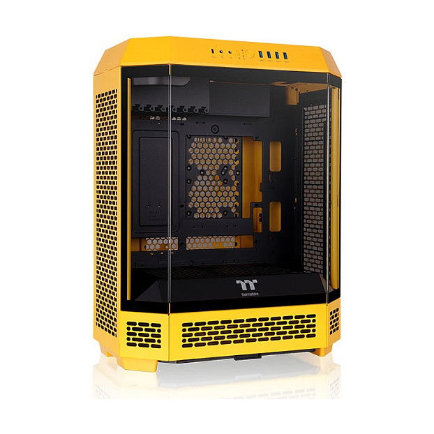 Thermaltake The Tower 600 Bumblebee Midi Tower PC Amarillo para Juego SPCC Vidrio Templado ATX Micro ATX Mini ITX