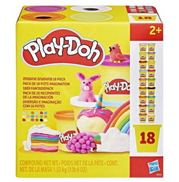 Play-Doh G0522 Pack de 18 Botes de Plastilina para Niños +2 Años