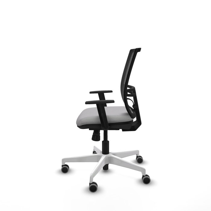 PIQUERAS Y CRESPO Silla de oficina Yunquera con mecanismo Sincro Gris claro