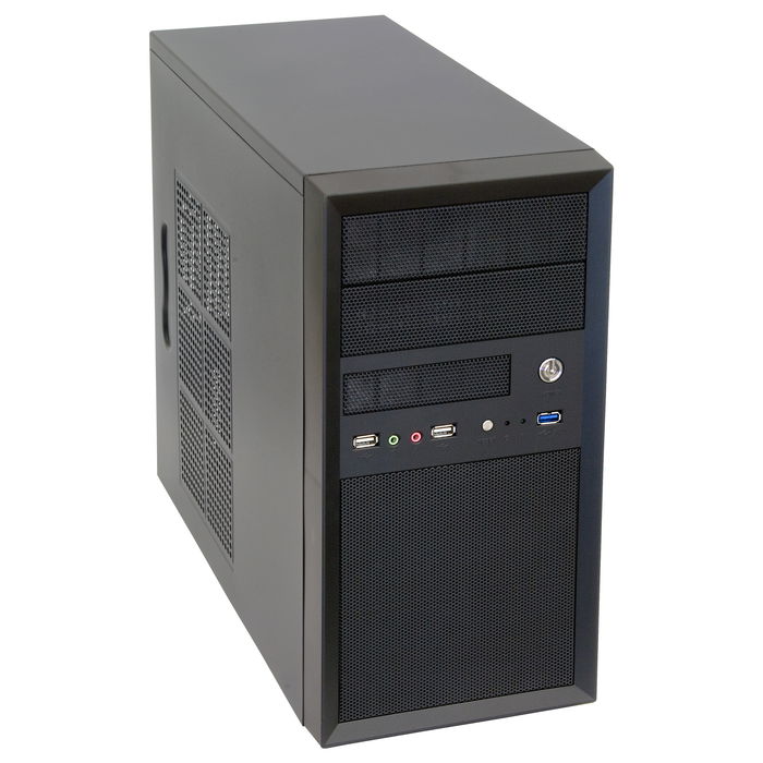 Chieftec CT-01B-OP Mini Tower PC Negro micro ATX Hogar / Oficina