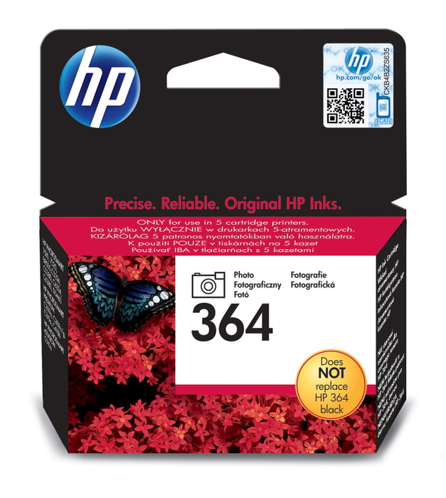 HP nº364 Cartucho Foto negro, para 130 fotos HP nº364 Cartucho Foto negro, para 130 fotos