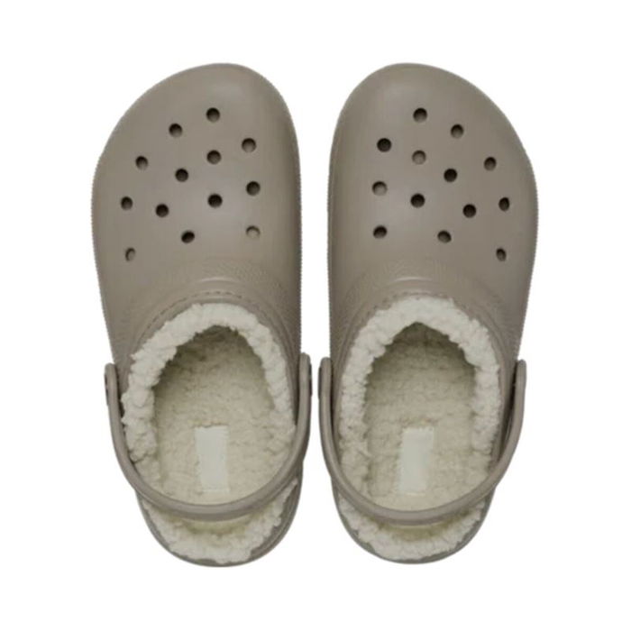 Zuecos Crocs Classic Lined Clog K Marrón S
