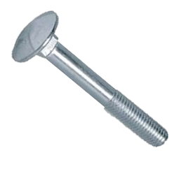 Tornillo Carrocero DIN 603 con Cuello Cuadrado 8x80 con Tuerca