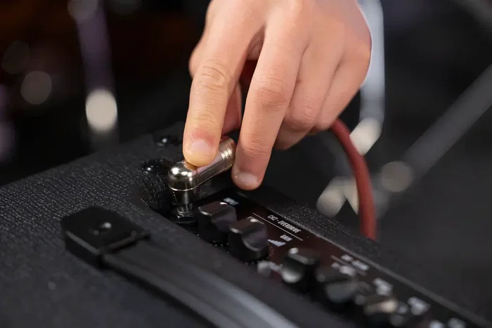 Eko G-BS35 Amplificador Combo para Guitarra Eléctrica, 35W, Altavoz 12", 2 Canales (Clean/Drive), Reverb, Negro