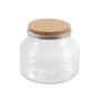 La Mediterranea Tarro de Vidrio con Tapón de Corcho 1600ml, Pack de 8 unidades