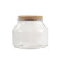 La Mediterranea Tarro de Vidrio con Tapón de Corcho 1600ml, Pack de 8 unidades