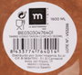 La Mediterranea Tarro de Vidrio con Tapón de Corcho 1600ml, Pack de 8 unidades