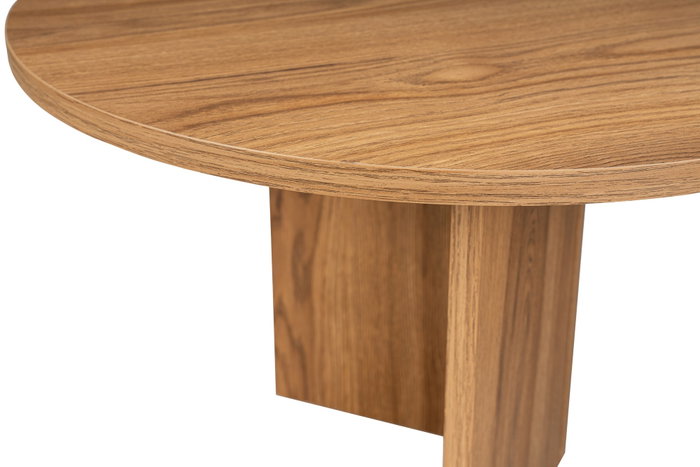 Nordure Mesa de Centro Oval 120cm Ancho x 60cm Alto x 40cm Fondo en MDF