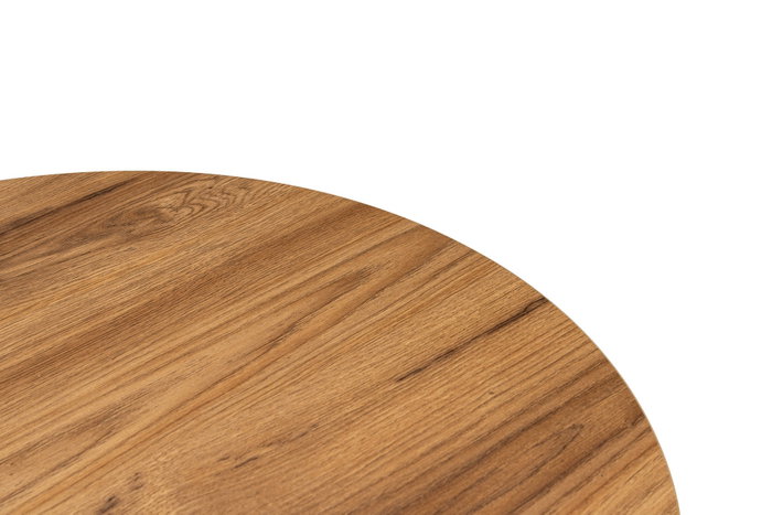 Nordure Mesa de Centro Oval 120cm Ancho x 60cm Alto x 40cm Fondo en MDF
