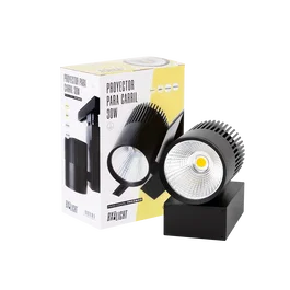 BX3 LIGHT Foco de Carril LED Trifásico 30W 2538Lm CRI90 3000K UGR<17 50.000H [BX3-TR30W-BLACK-WW] para Retail Premium, Galerías y Museos