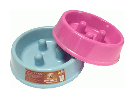 Sandimas Comedero Glotones 23.5cm Antideslizante y Lavable, Melamina Resistente Sandimas Comedero Glotones 23.5cm Antideslizante y Lavable, Melamina Resistente