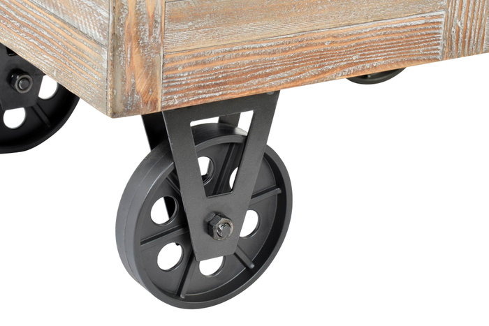 DKD Home Decor Descalzadora Abeto Poliéster con Ruedas DKD Home Decor Descalzadora Abeto Poliéster con Ruedas