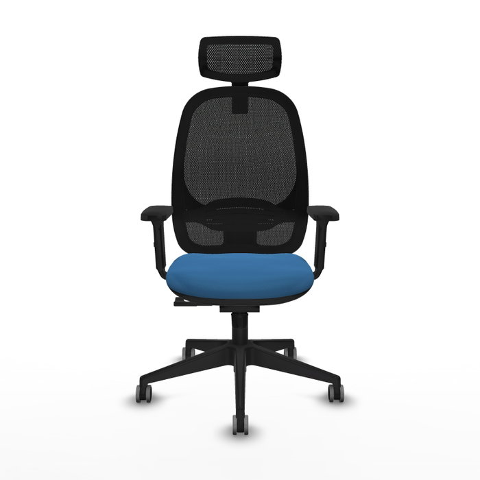 PIQUERAS Y CRESPO Silla de oficina Cilanco con mecanismo Sincro, Azul claro y Negro PIQUERAS Y CRESPO Silla de oficina Cilanco con mecanismo Sincro, Azul claro y Negro