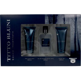 Titto Bluni BOSCO INCANTATO LOTE 3 pz Eau de Toilette Colonia para Hombre Set Regalo 75ml