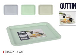 Quttin Bandeja Metal para Servir 38 x 27 cm (3 Surtidos) (12 Unidades)